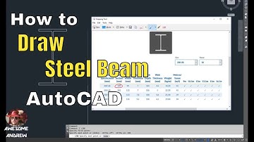 Basis en eenvoudig hoe u een stalen I-balk en kolom tekent in AutoCAD UB UC