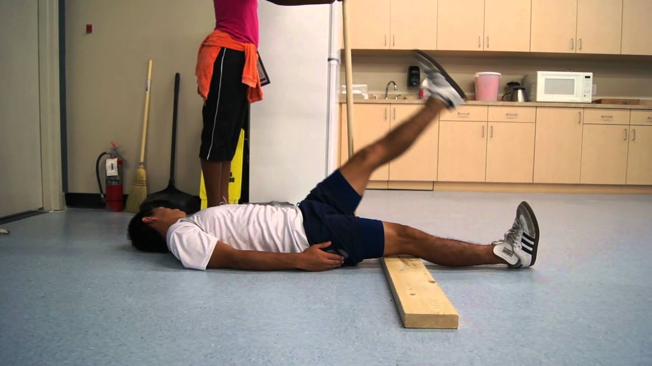 Left active leg raise sagital v YouTube