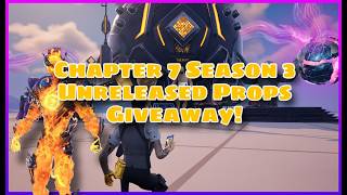 Fortnite creative Chapter 7 Season 3 Unreleased Props Giveaway!