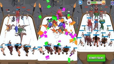 Merge Master - Dinosaur Fusion All Levels 96 To 99 Gameplay Walkthrough Android