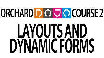 Dojo Course 2 (14) - Layouts and Dynamic Forms
