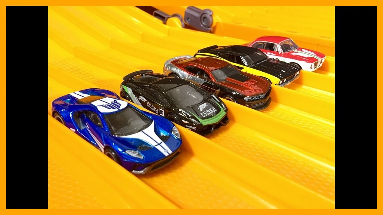 Forza Motorsports 5 Car Set Race & Review Hot Wheels YouTube