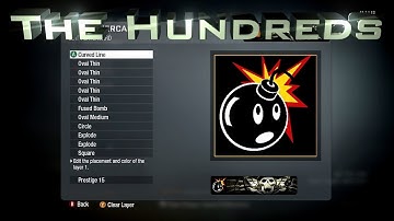 The Hundreds Emblem/Logo : Call of Duty Black Ops (Emblem Editor Series) Episode 60