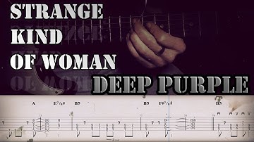 Strange kind of woman - Deep Purple | Full TAB | Guitar Cover | Tutorial | Lesson