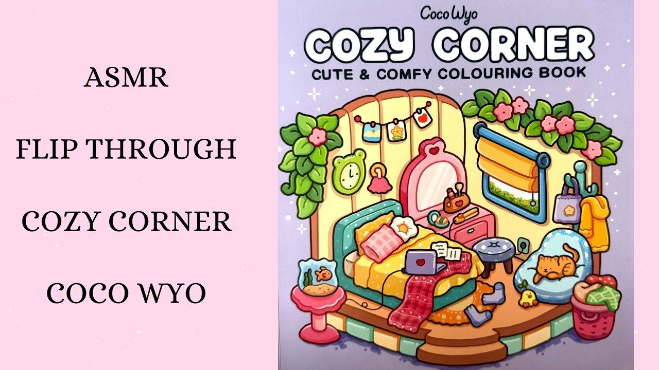ASMR 🌸 Cozy Corner 🌸 Coco Wyo 🌸 New Book 🌸 Page by Page Flip Through ...