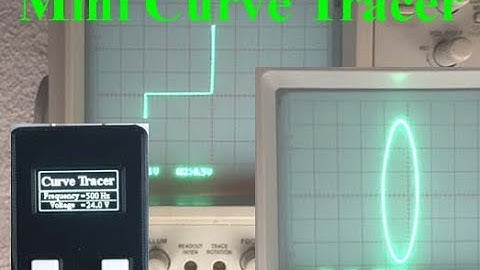 A Mini  Curve Tracer Tester for E-components check, PCB troubleshooting. Technician