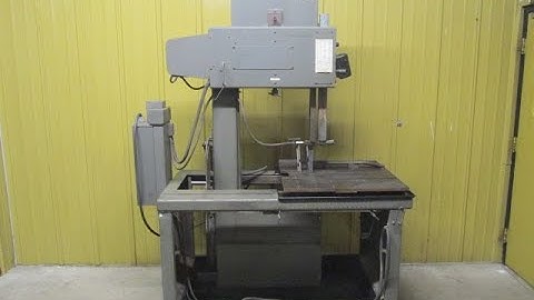 MetalMizer 2018 Vertical Bandsaw Tilting Power Auto Feed Traveling Head MS2018-1