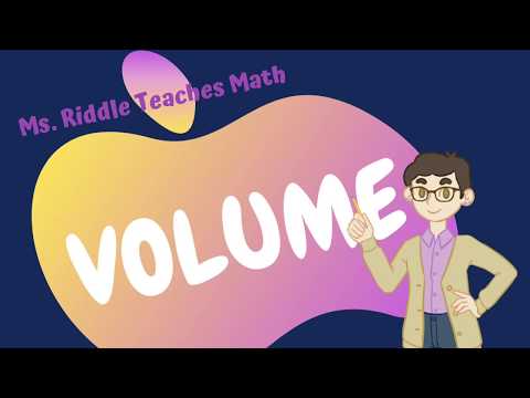 Ms. Riddle Teaches Math: Volume