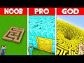 WHO CAN BUILD BETTER GIANT MAZE NOOB vs PRO vs GOD in Minecraft!