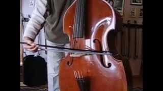 Gary Karr plays the very first notes on a new Radelet doublebass in 2008.