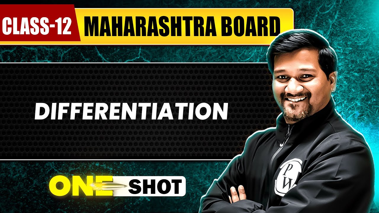 DIFFERENTIATION IN 1 SHOT | Maths | Class12th | Maharashtra Board HSC