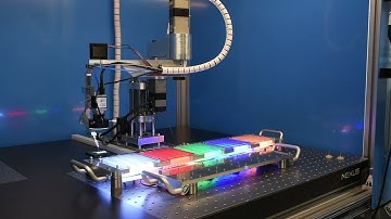 The HelBot1, a high productivity robot for micro-manipulation over large workspaces.