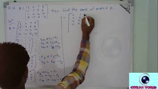 rank of matrix  example 9