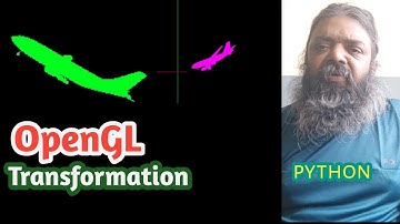 Python OpenGL Transformation | Fixed function pipeline part - 1 | 11 December 2022