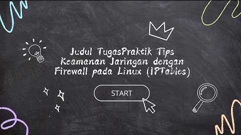 Praktik Keamanan Jaringan dengan Firewall pada Linux (IPTables) || TKJ