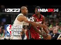 PLAYOFFS HEAT Vs CELTICS NBA 2K14 Modded 2K23 PC GAMEPLAY 