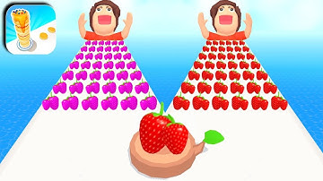 Pancake 🥞 run🏃💨 walkthrough👣 mobile all levels gameplay iOS new update 🤡 Max level 🟡⚫ #6