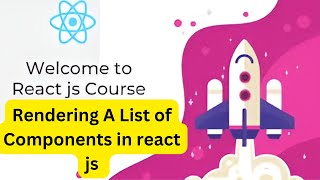 Rendering A List of Components in react js | React js full course Rendering A List Of Components In React