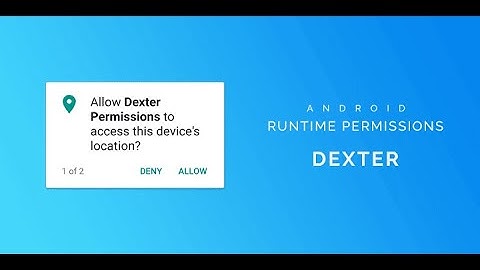 Android Runtime Permission Using Dexter | Android Dialog Permission Quick Tutorial English