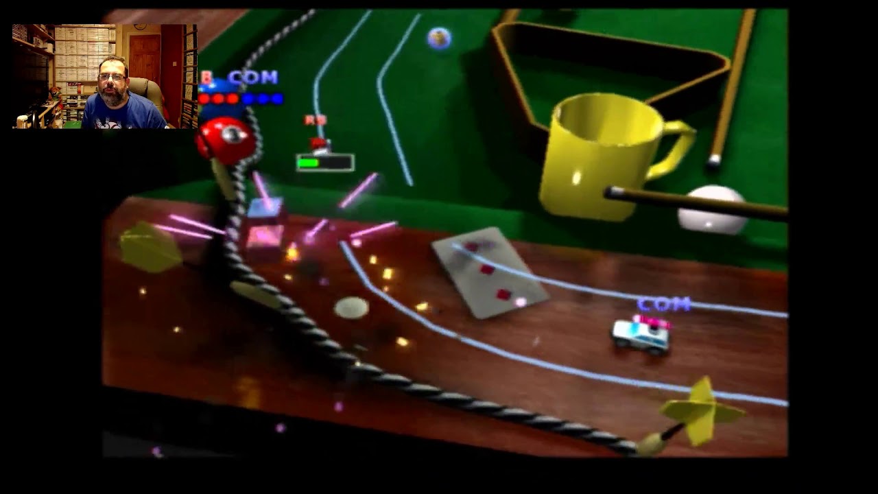Micro Machines V4 on Playstation 2 - Gameplay with Commentary - YouTube