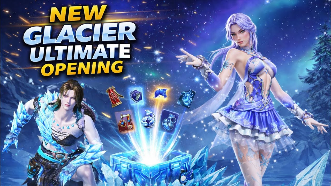 NEW GLACIER ULTIMATE CRATE OPENING |GLACIER KAR 98 | OLD GLACIER UZI ULTIMATE CRATE RETURN IN BGMI