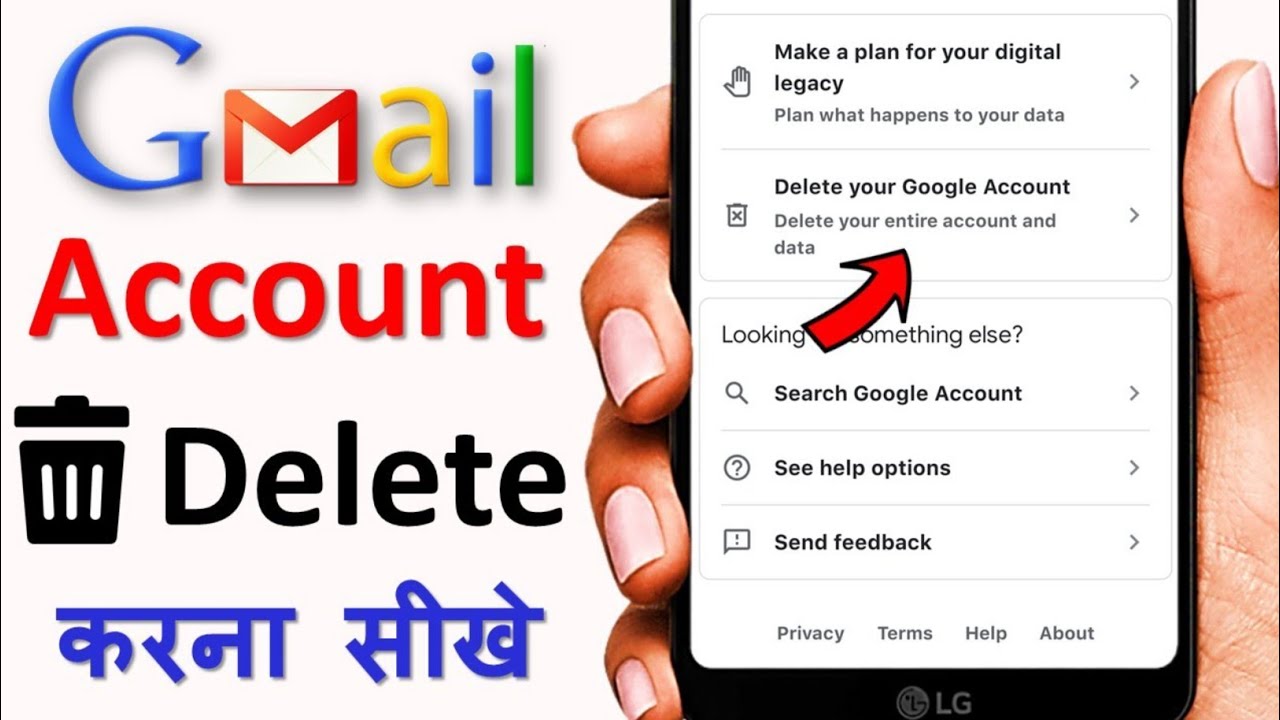 How To Delete Gmail Account | Delete Google Account Permanently | Gmail ...