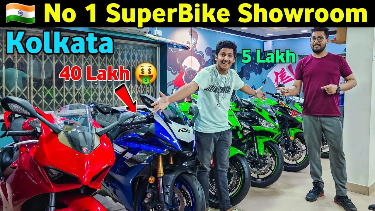 Крупнейший салон подержанных супербайков в Калькутте 🔥 Joy's Bike Point | Фархан Макс