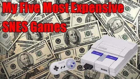 My Five Most Expensive SNES Games | Captain Algebra |