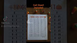 Set up a Fall Bingo game for your kids event or classroom Instant download prints in minutes