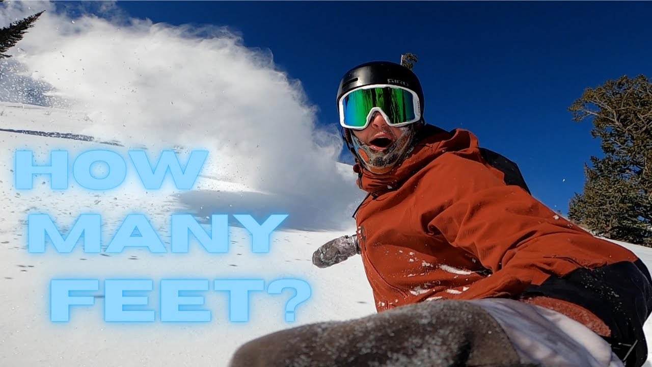 Snowboarding In 30 Feet Of Snow YouTube