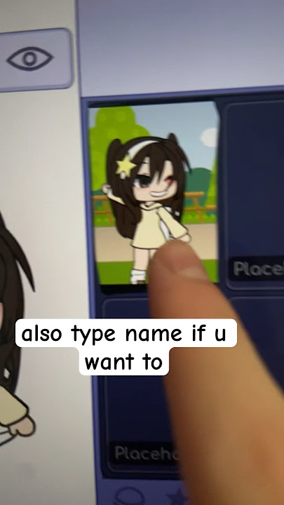 How To Put Your Oc In Presents 💗 { fake } #gacha #gachalife #hacks #easy #quick #shorts