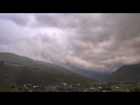 Красивые тучи и облака в Осетии. Фиагдон летом