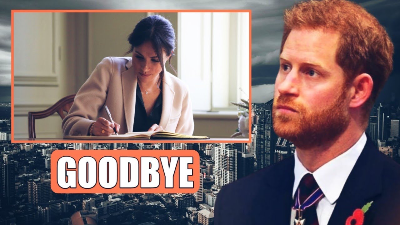 YOUR CHOICE!⛔Meghan Markle Presents To Harry A Goodbye Message After He Came Back From UK