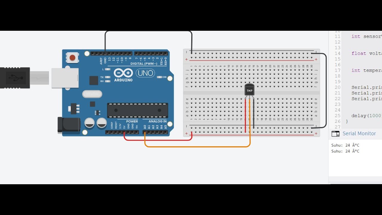 Membaca Sensor Menggunakan Arduino Uno - YouTube