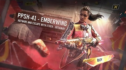 *NEW* Second Chance Draw PPSH-41 "Emberwing" & Ether "Getaway" Unlocked! Gameplay | COD Mobile