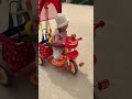 1歳、アンパンマン三輪車眠い#shorts
