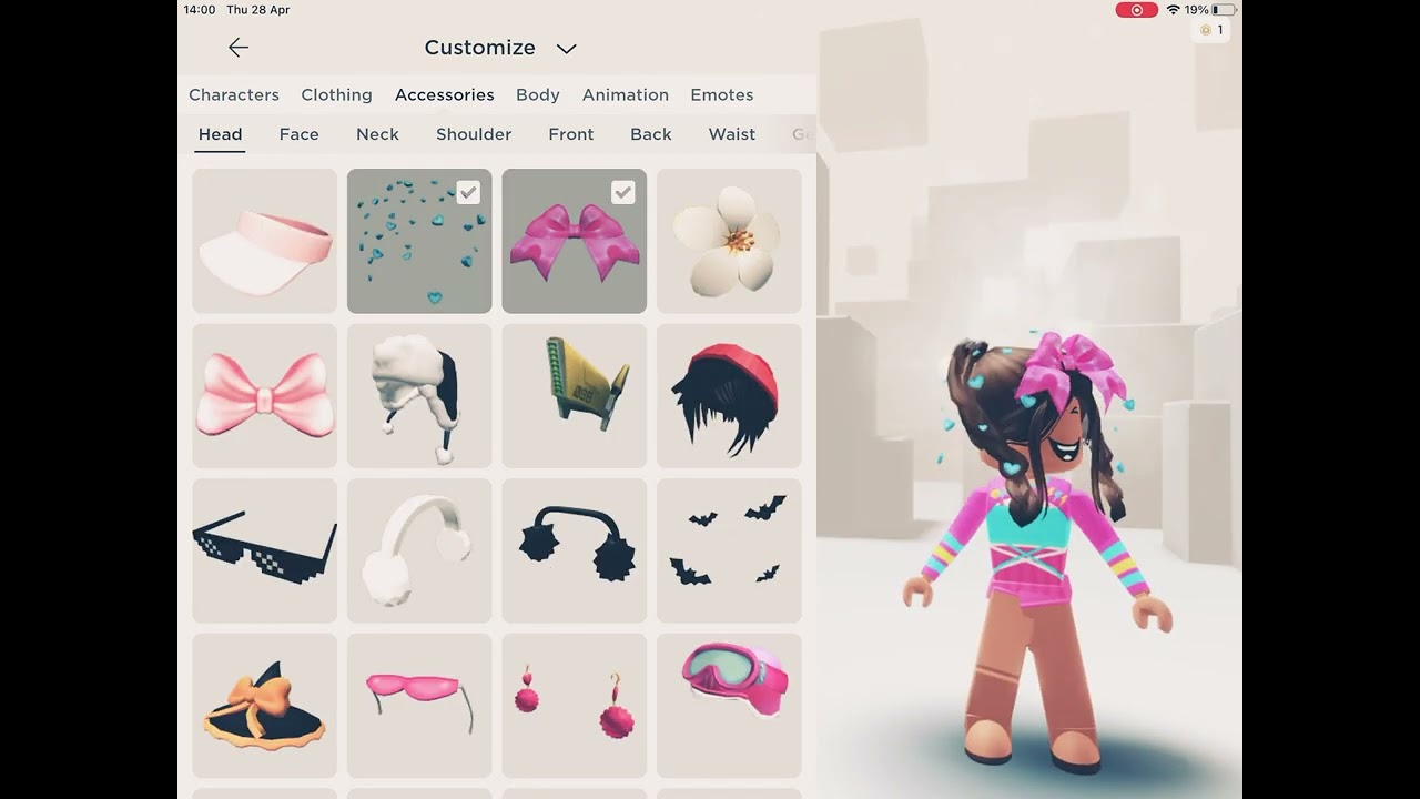 ✰ making a easy roblox avatar ✰ Total: 105 robux!! 💘💘 #fyp #roblox #