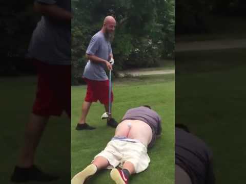 Man Takes Golf Shot To The Ass