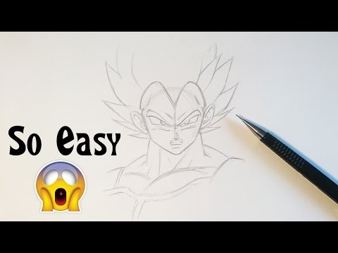 How to Draw Vegeta - Quick and Easy