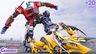 Transformers: Rise of the Beasts | Optimus Prime vs Bumbee Final Battle (2023 Movie)