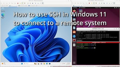 SSH gebruiken in Windows 11 om verbinding te maken met een extern systeem | Een SSH-sleutelpaar m...