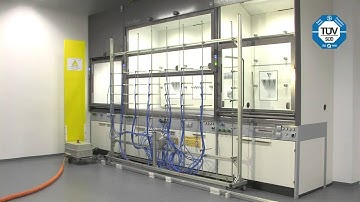 Aktivlab Lab equipment  Waldner testing low flow Fume cupboard for safety according to EN14175