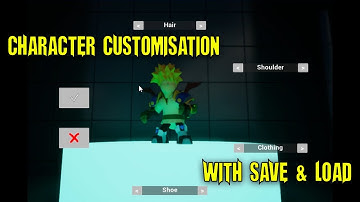 UE5 - How to create a Full Character Customizer with Save & Loading
