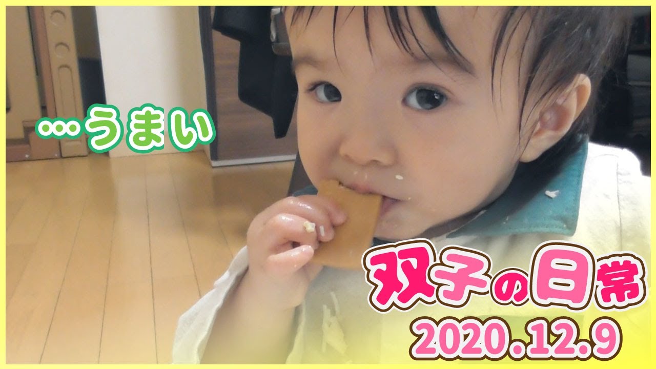 双子の日常】 ハムスターみたいな赤ちゃん | VLOG 2020/12/09 - YouTube