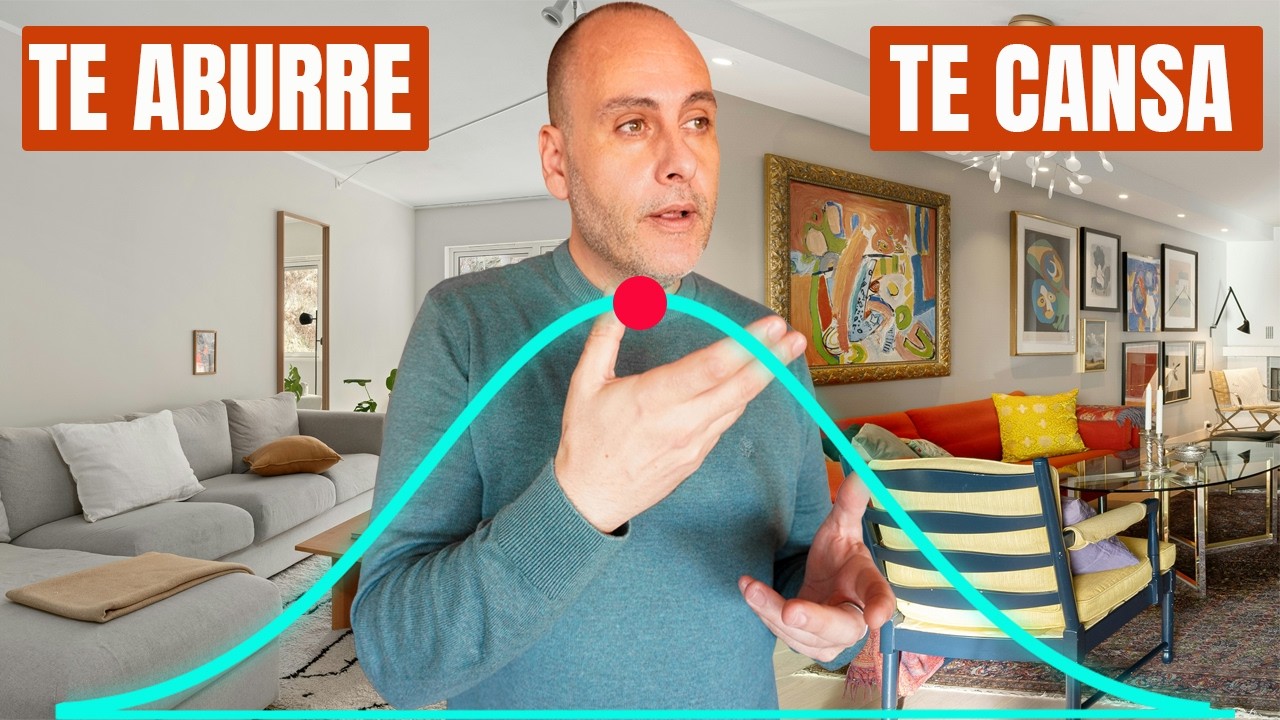 La curva psicológica que explica por qué unas casas aburren y otras cansan