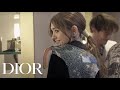 Stranger Things' Natalia Dyer getting ready for the Dior Spring-Summer 2020 show