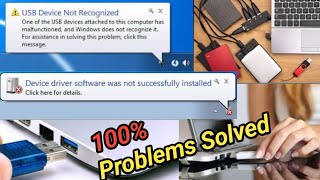 USB Device Not Recognized I Device Driver Software was not successfully installed I screenshot 3