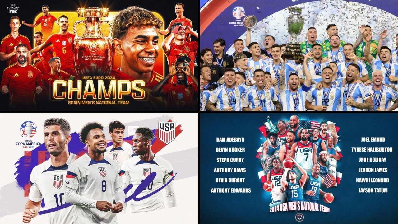 Euro & Copa America Finals Recap, USMNT, & USA Basketball! YouTube