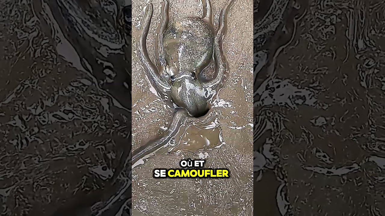 Le camouflage incroyable des pieuvres : un maître de la dissimulation ! 🐙✨ 