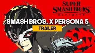 Super Smash Bros Ultimate x Persona 5 Joker Trailer TGA 2018